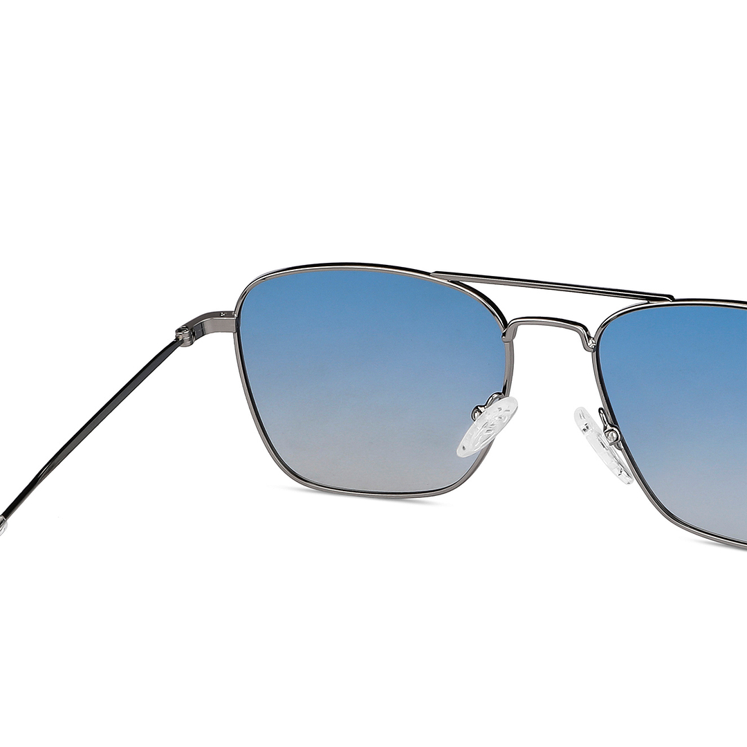Vincent Chase Online Gunmetal Full Rim Rectangle right side