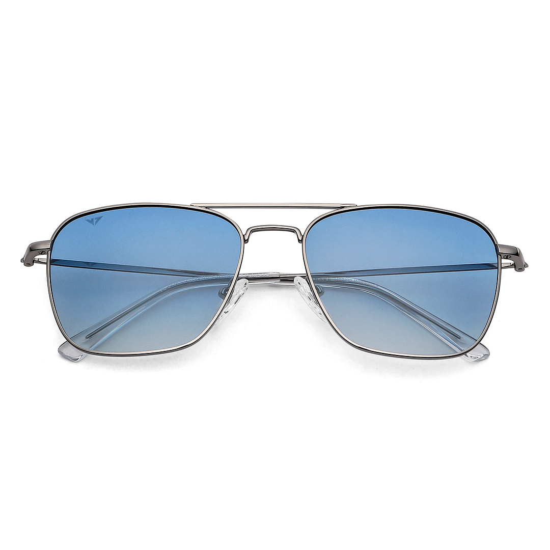 Vincent Chase Online Gunmetal Full Rim Rectangle left side