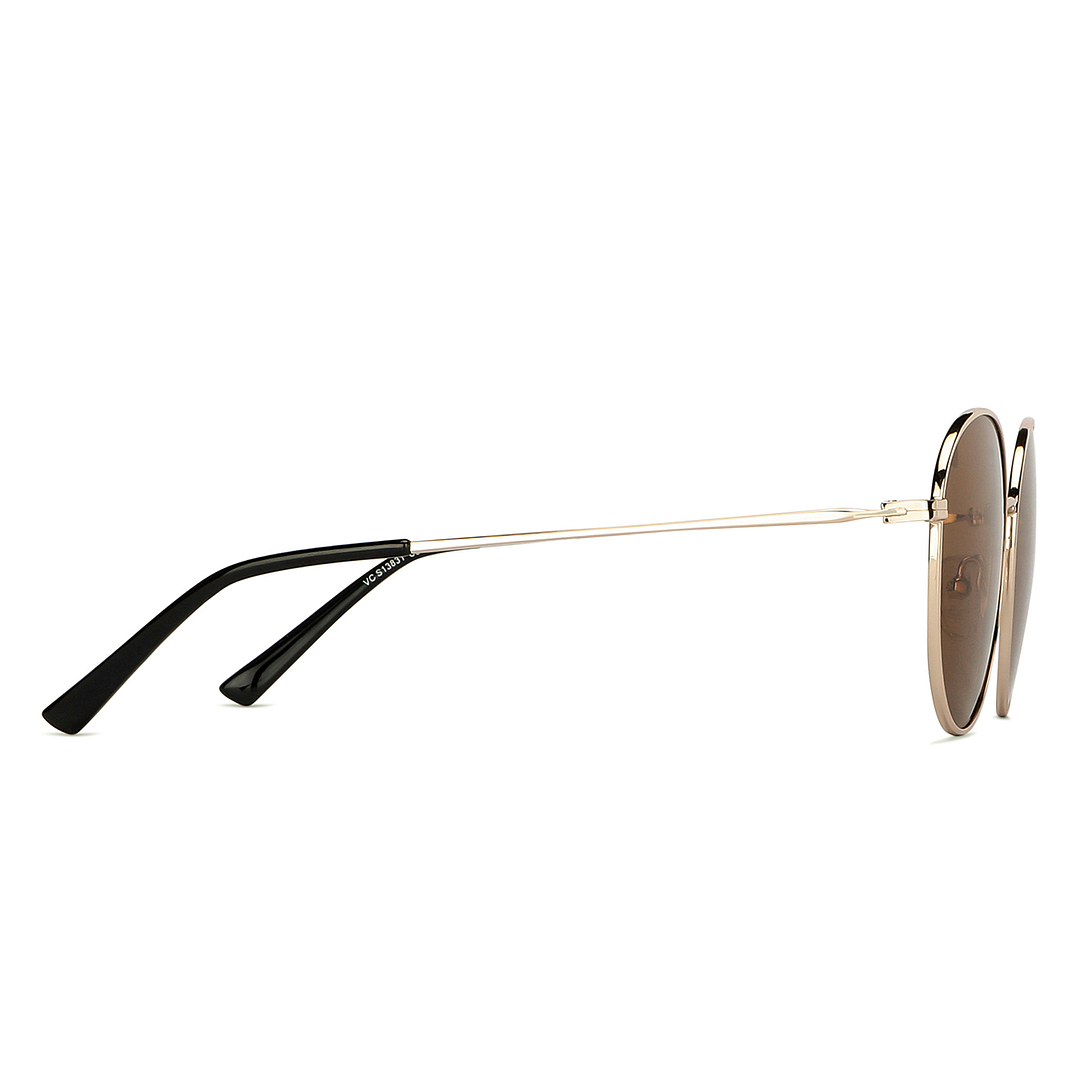 Vincent Chase Online Gold Full Rim Round left side