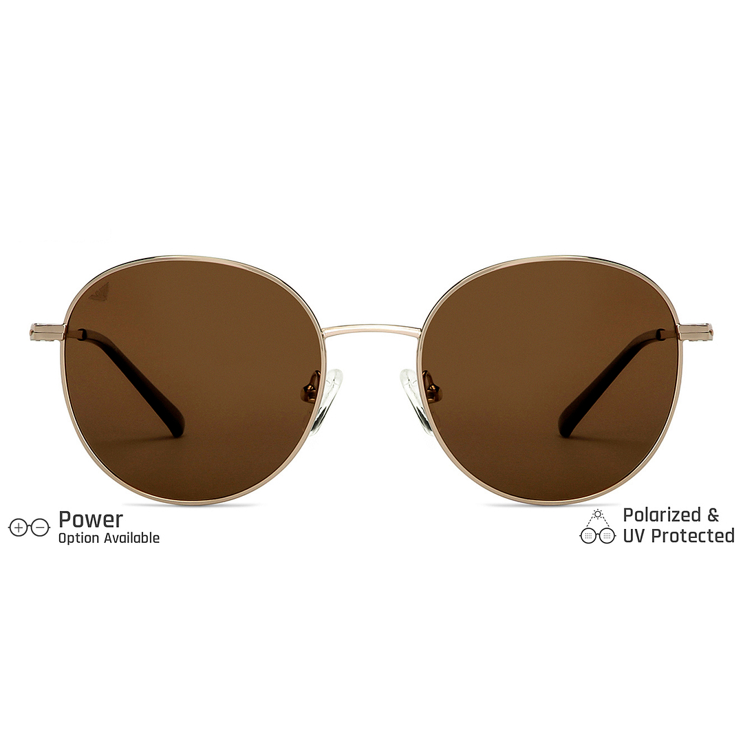 Vincent Chase Online Gold Full Rim Round left side