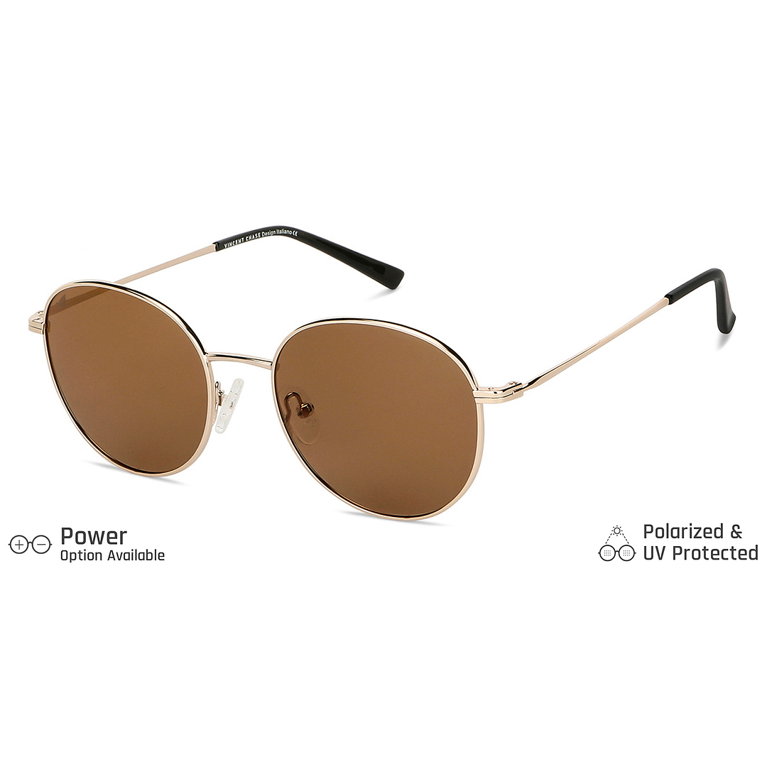 Vincent Chase Online Gold Full Rim Round right side