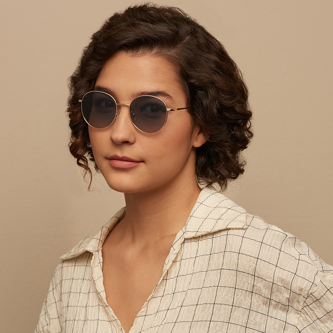 Vincent Chase Online Gold Full Rim Round right side