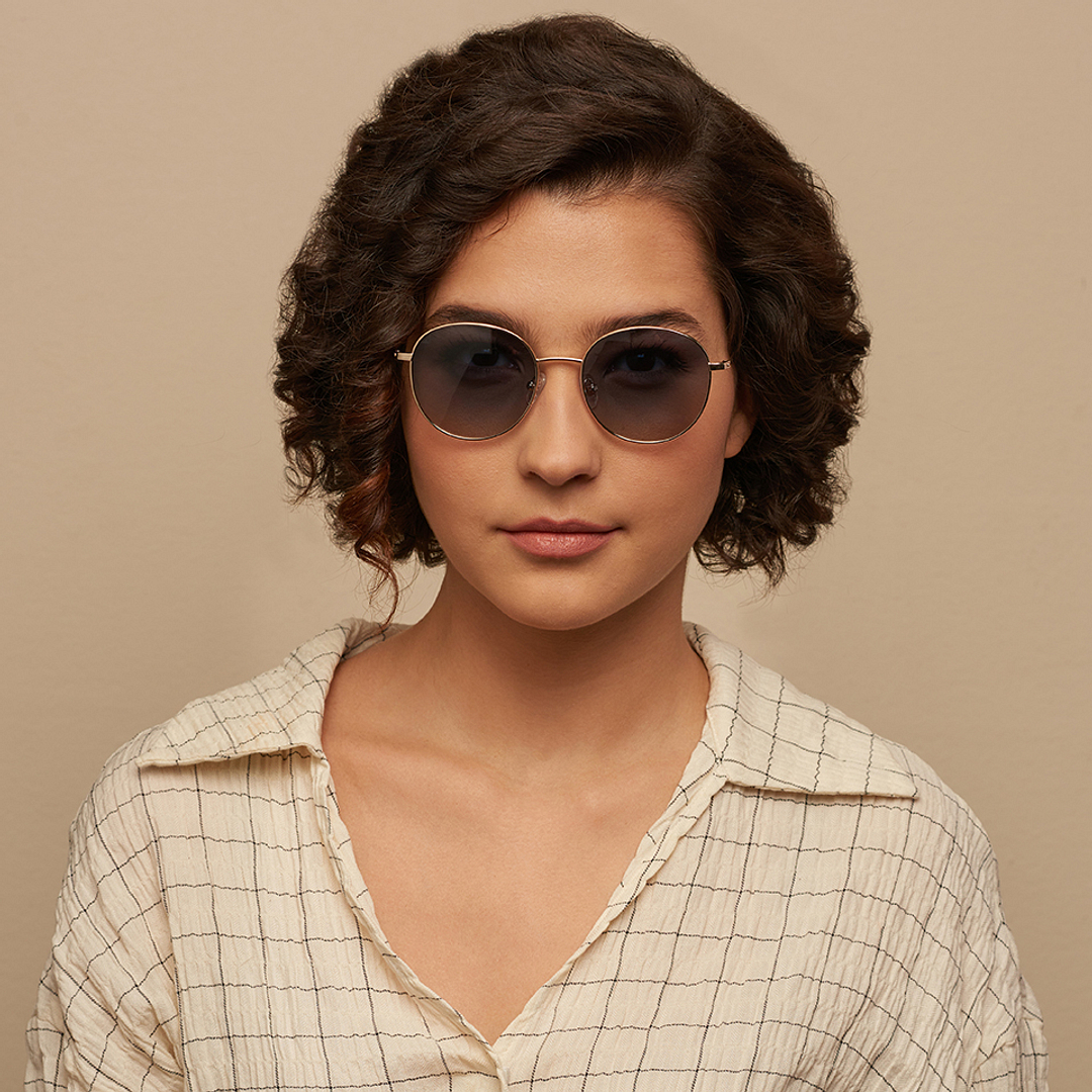 Vincent Chase Online Gold Full Rim Round left side