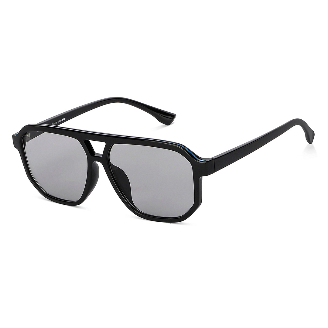 Vincent Chase Black Full Rim Geometric right side