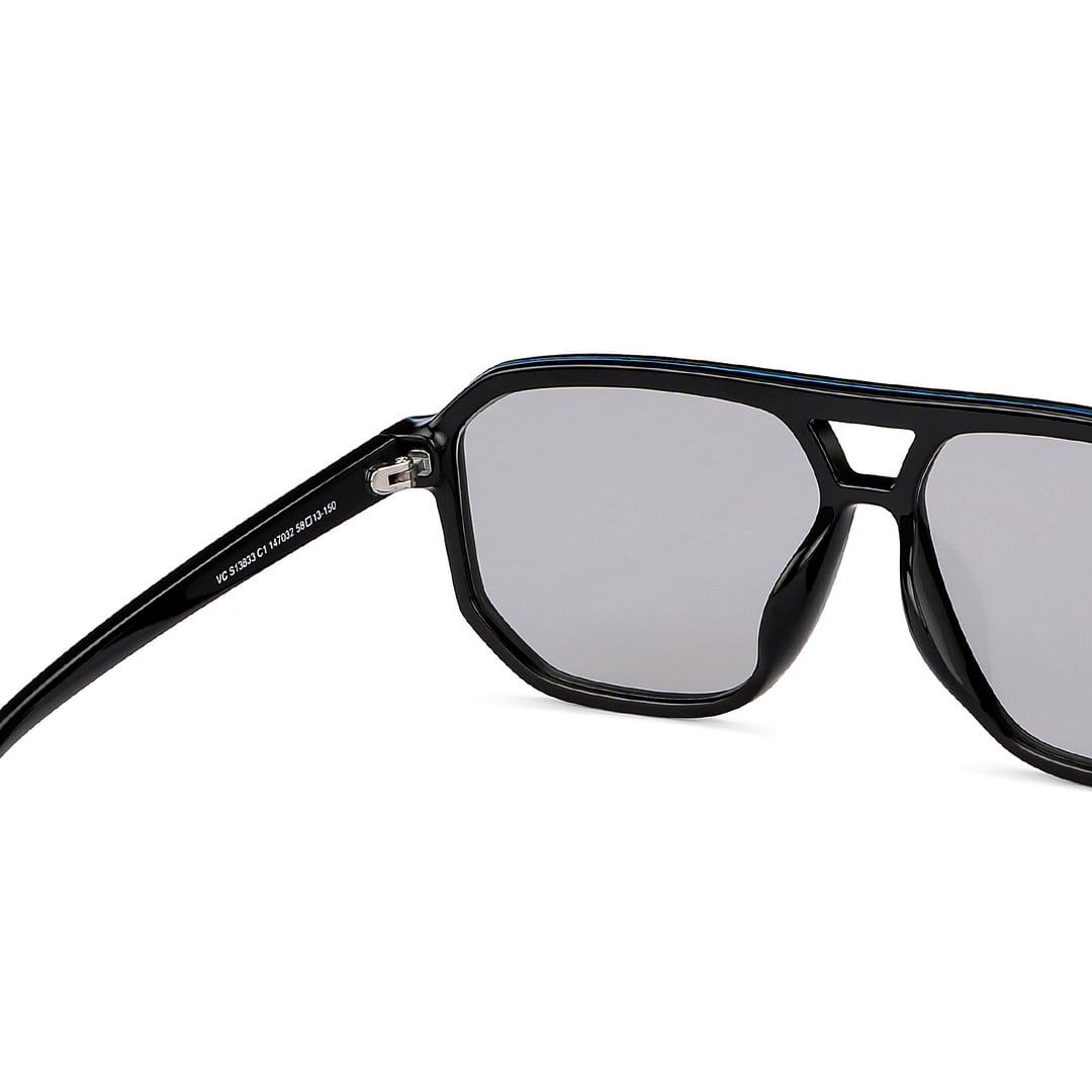 Vincent Chase Black Full Rim Geometric right side