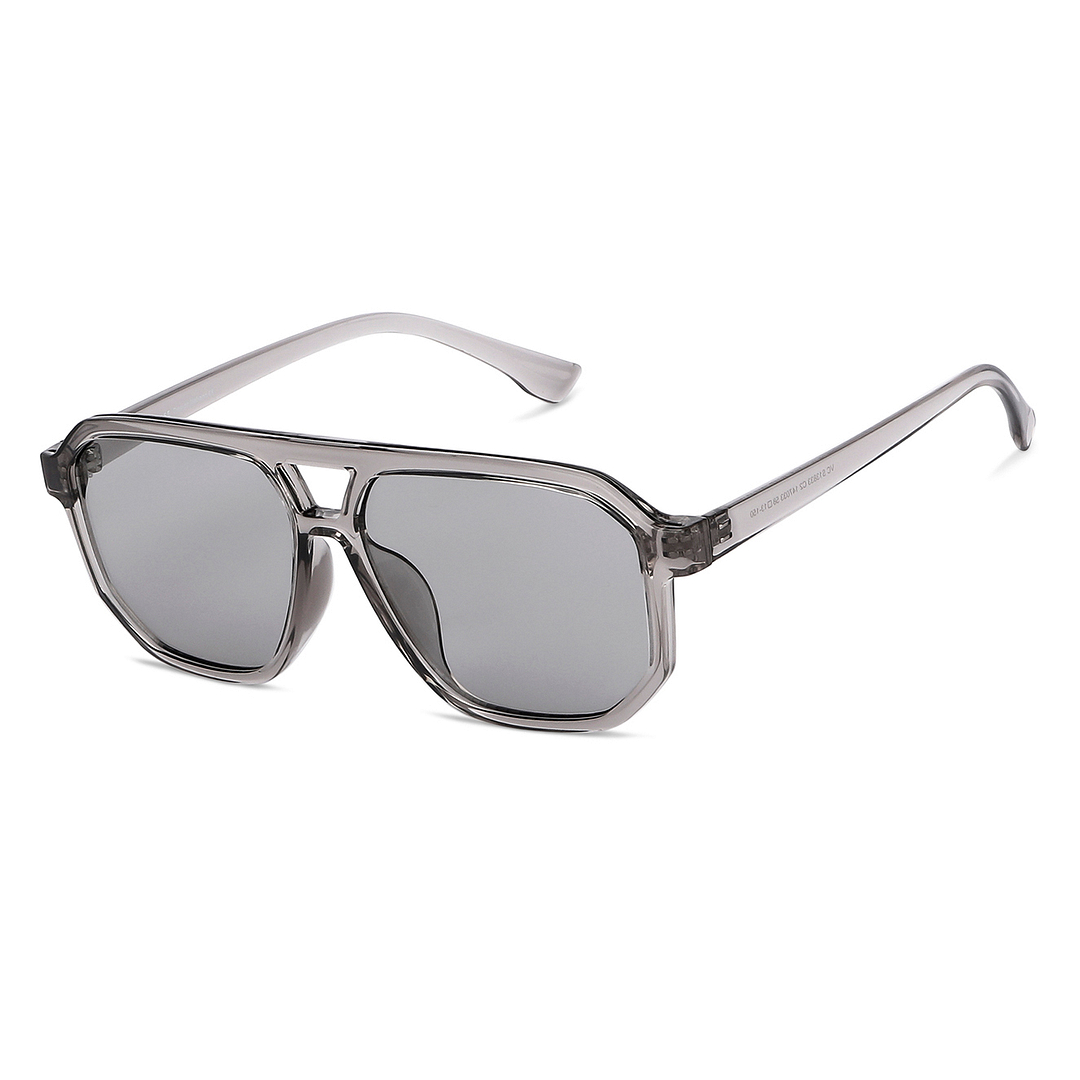 Vincent Chase Grey Full Rim Geometric right side