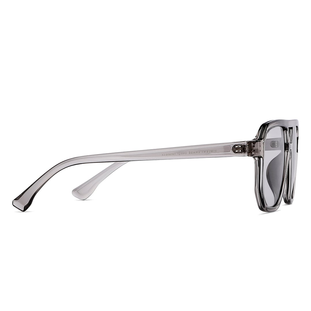 Vincent Chase Grey Full Rim Geometric left side