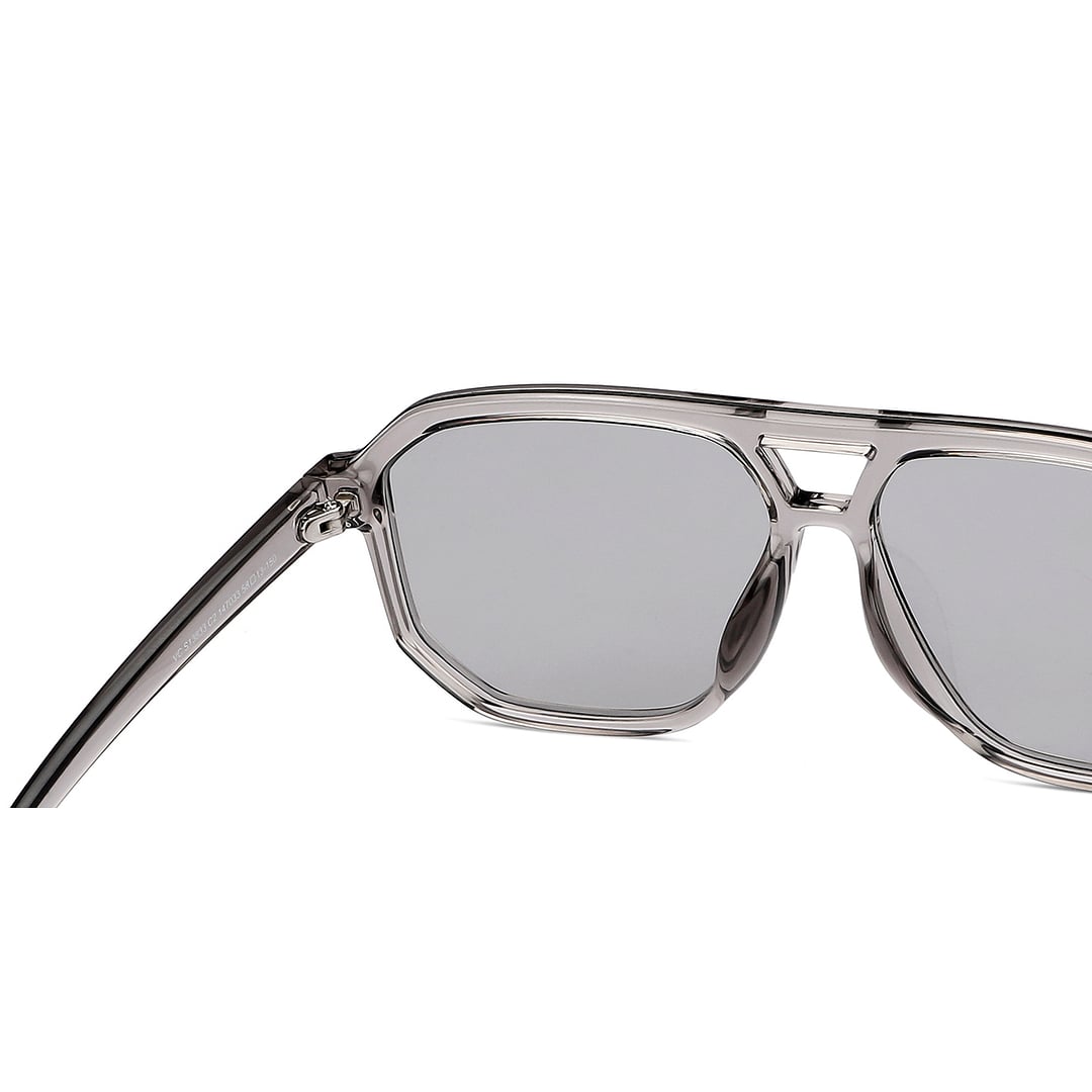 Vincent Chase Grey Full Rim Geometric right side