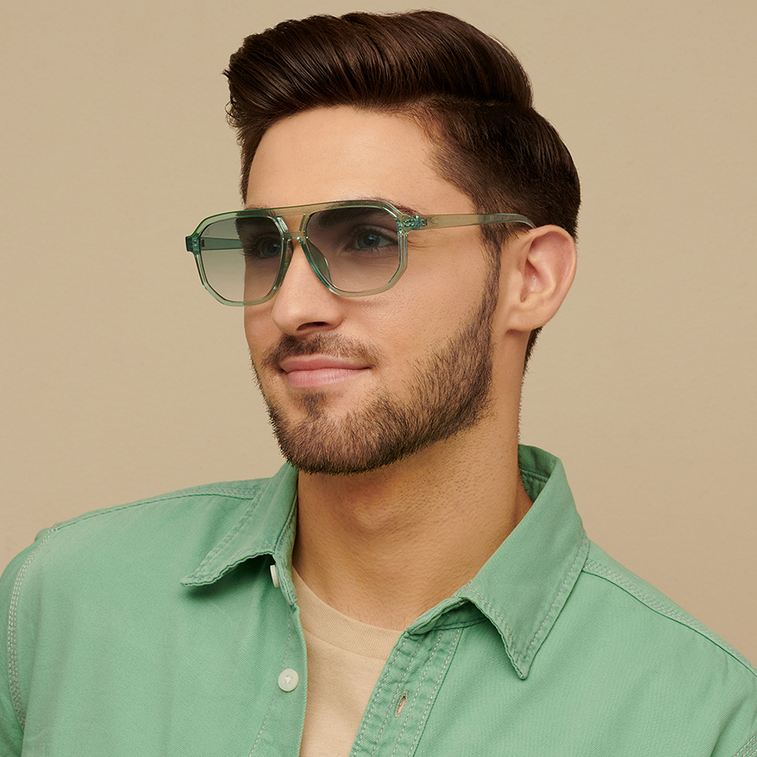 Vincent Chase Online Green Full Rim Geometric right side
