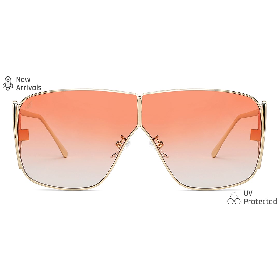 Vincent Chase Online Gold Full Rim Aviator left side