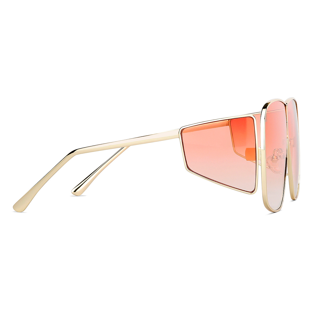 Vincent Chase Online Gold Full Rim Aviator left side