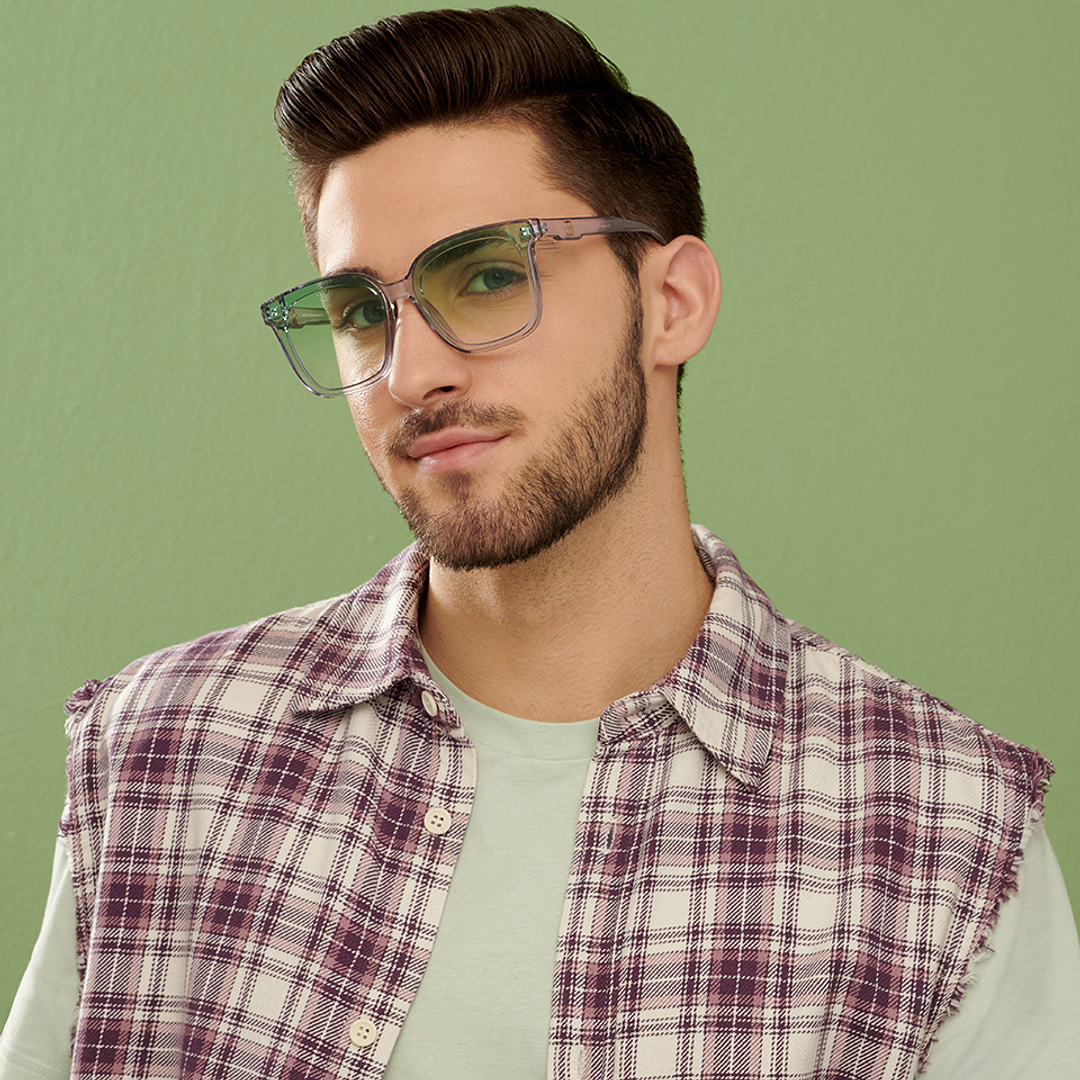 Vincent Chase Online Grey Full Rim Square left side