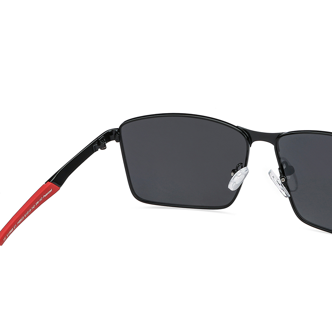 Vincent Chase Black Full Rim Rectangle right side