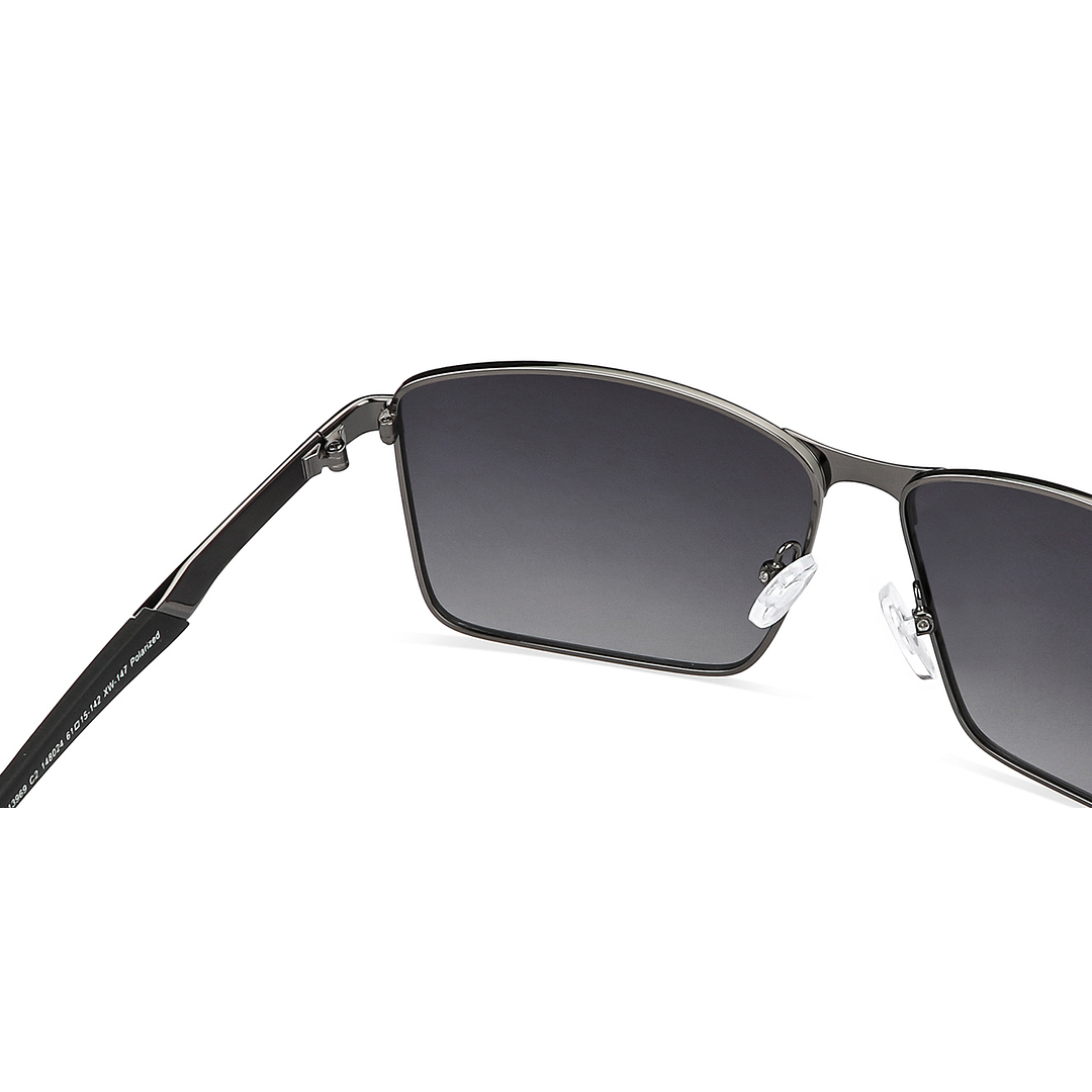 Vincent Chase Polarized Gunmetal Full Rim Rectangle right side