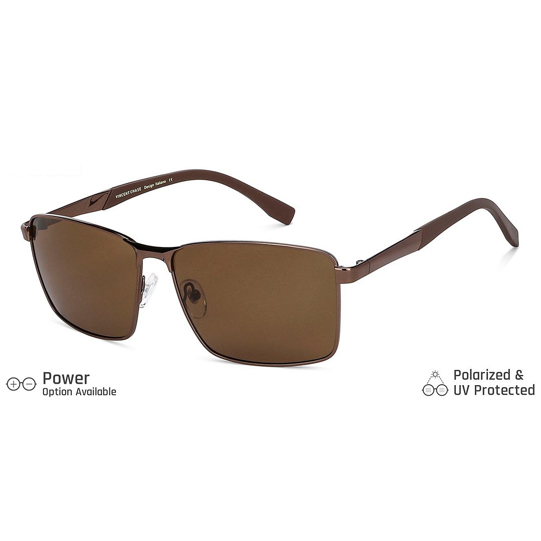 Vincent Chase Polarized Brown Full Rim Rectangle right side