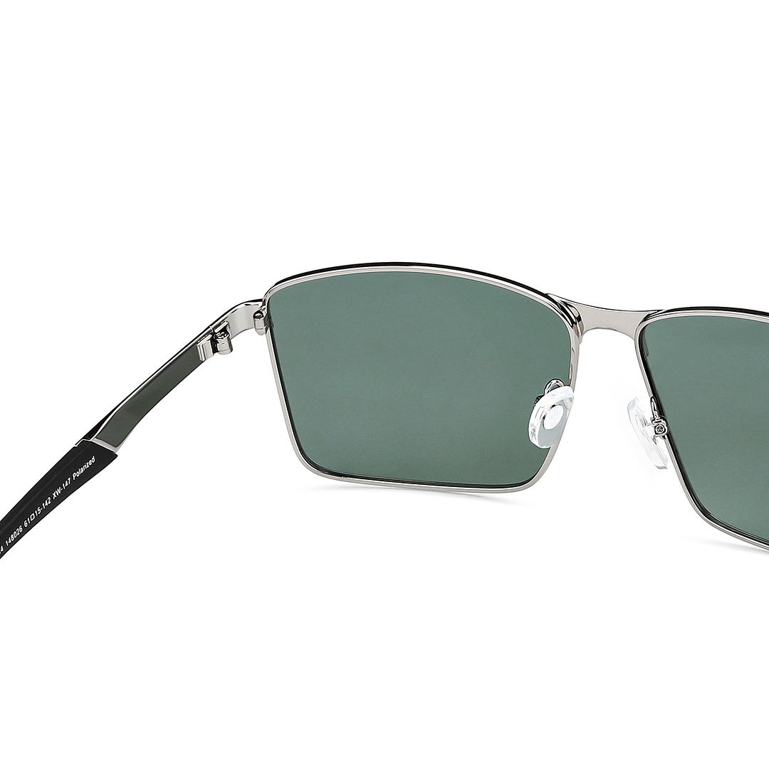 Vincent Chase Polarized Silver Full Rim Rectangle right side