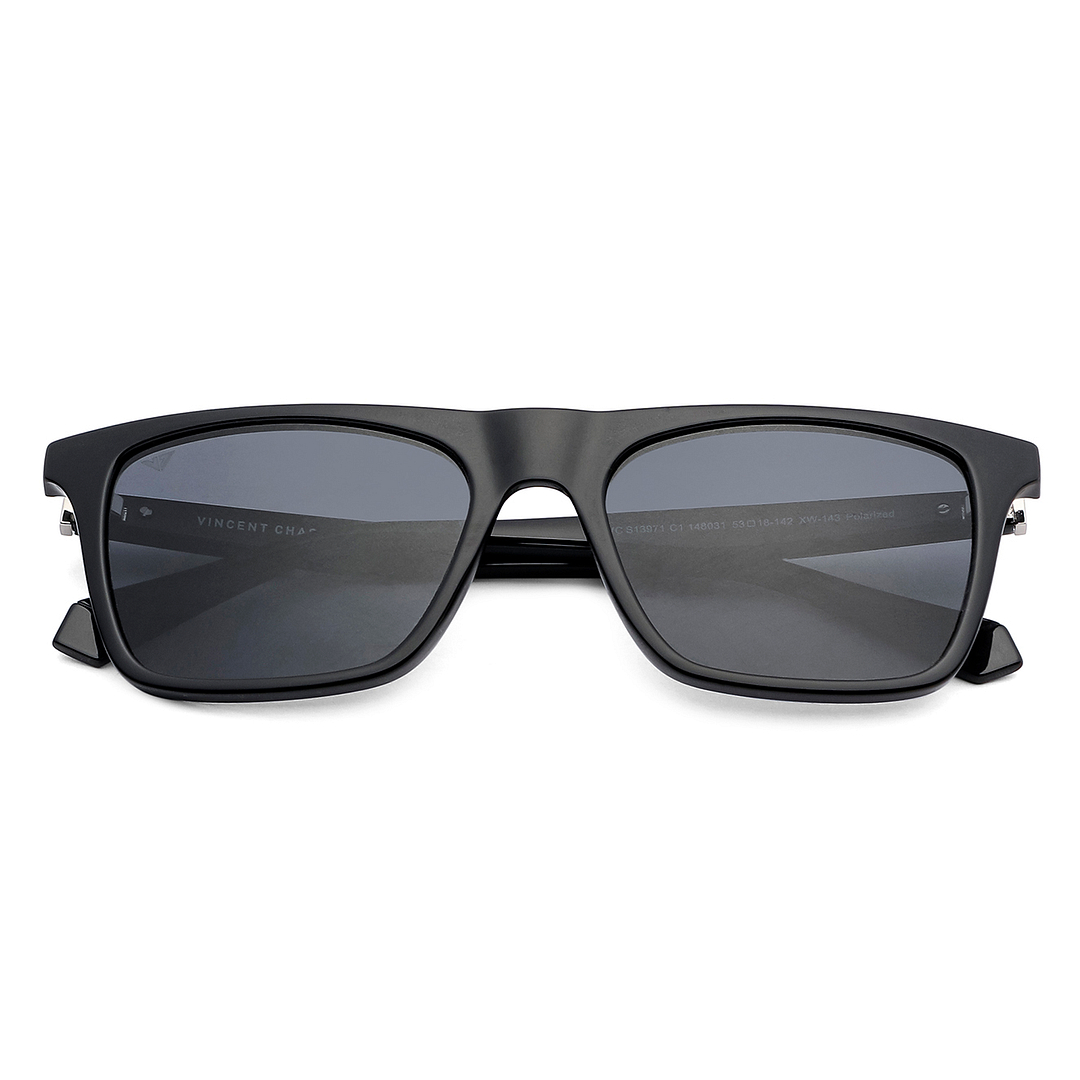 Buy Black Full Rim Square Vincent Chase Style Cast PC VC S13971-C1