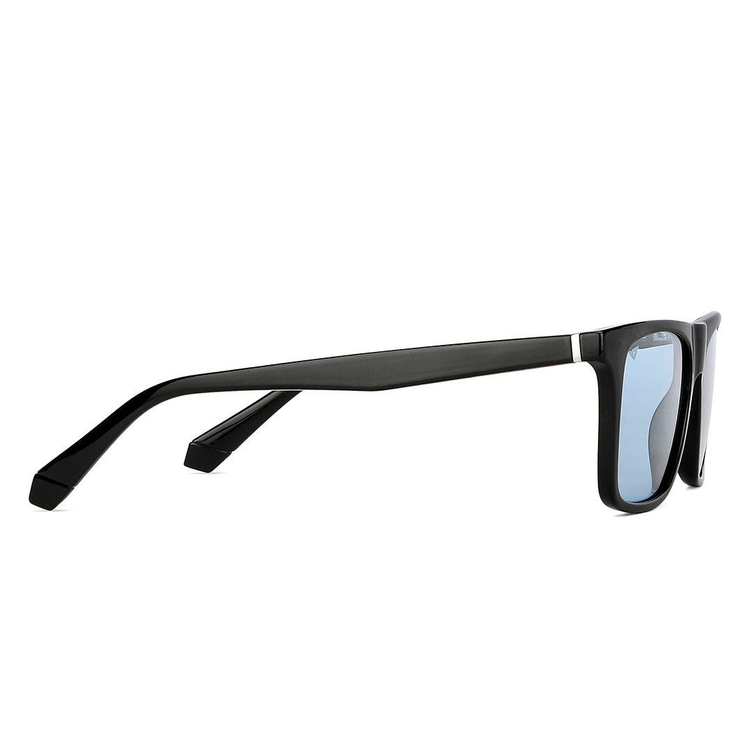 Vincent Chase Polarized Black Full Rim Square left side