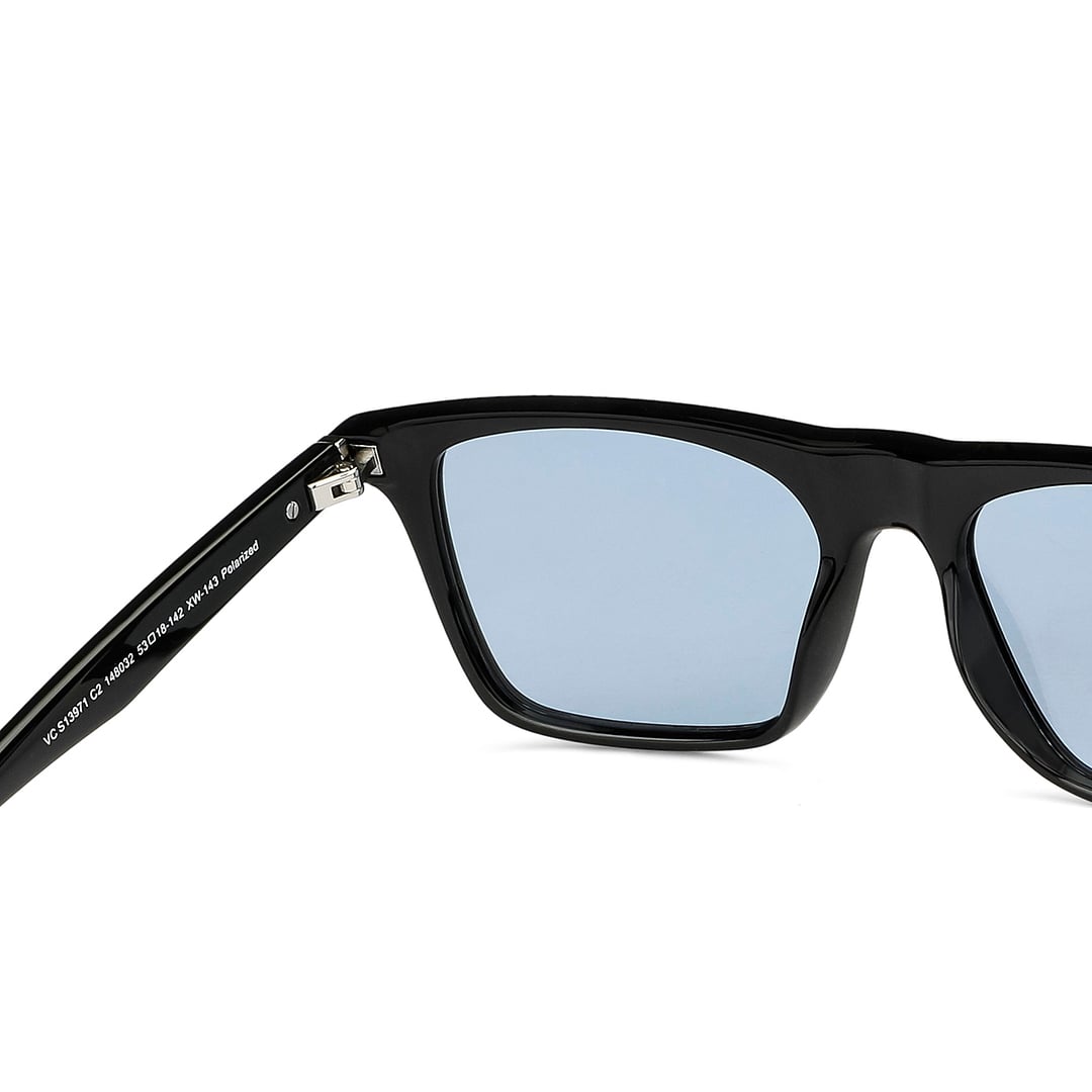 Vincent Chase Polarized Black Full Rim Square right side