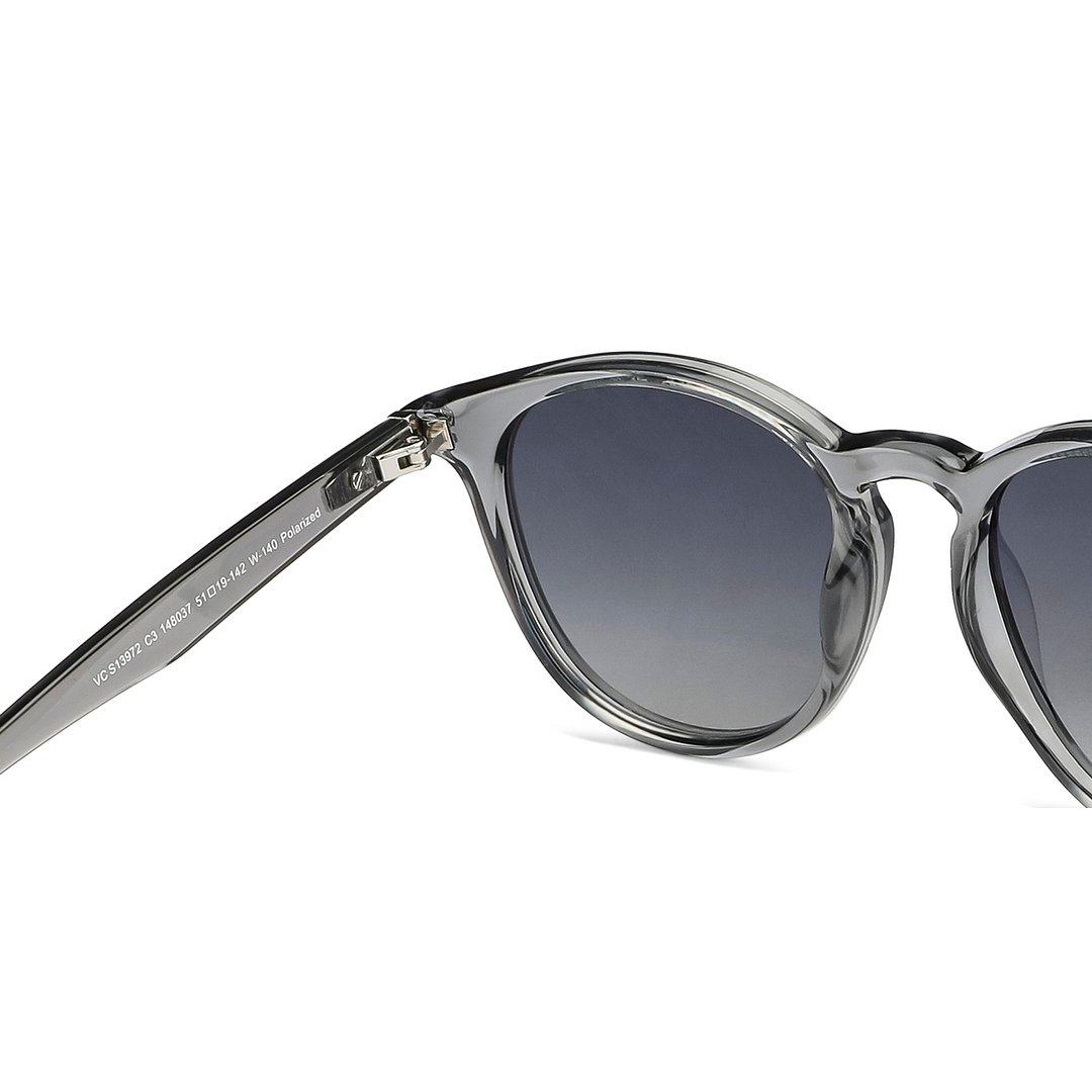 Vincent Chase Polarized Grey Full Rim Round right side