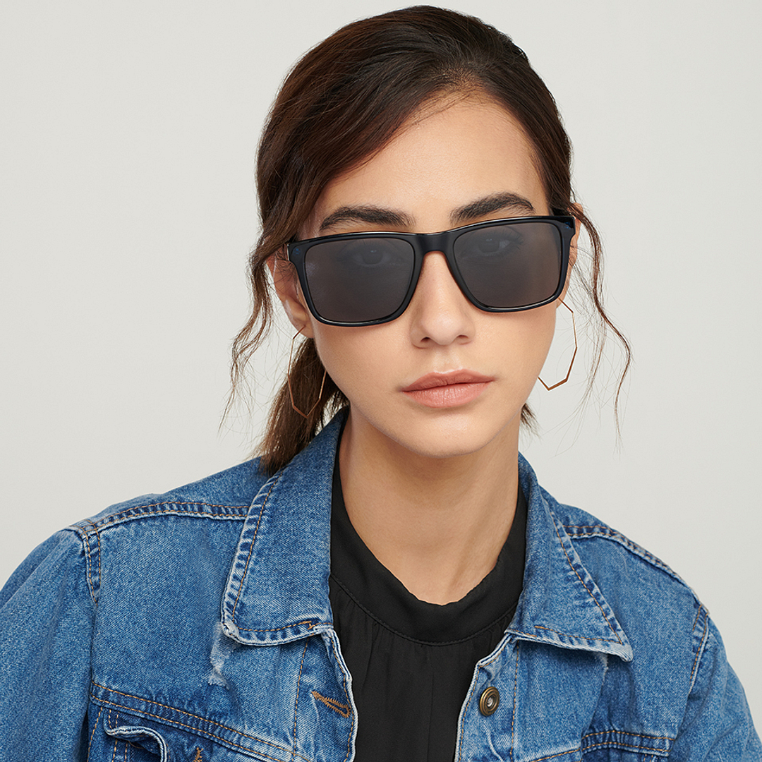 Vincent Chase Polarized Blue Full Rim Square left side