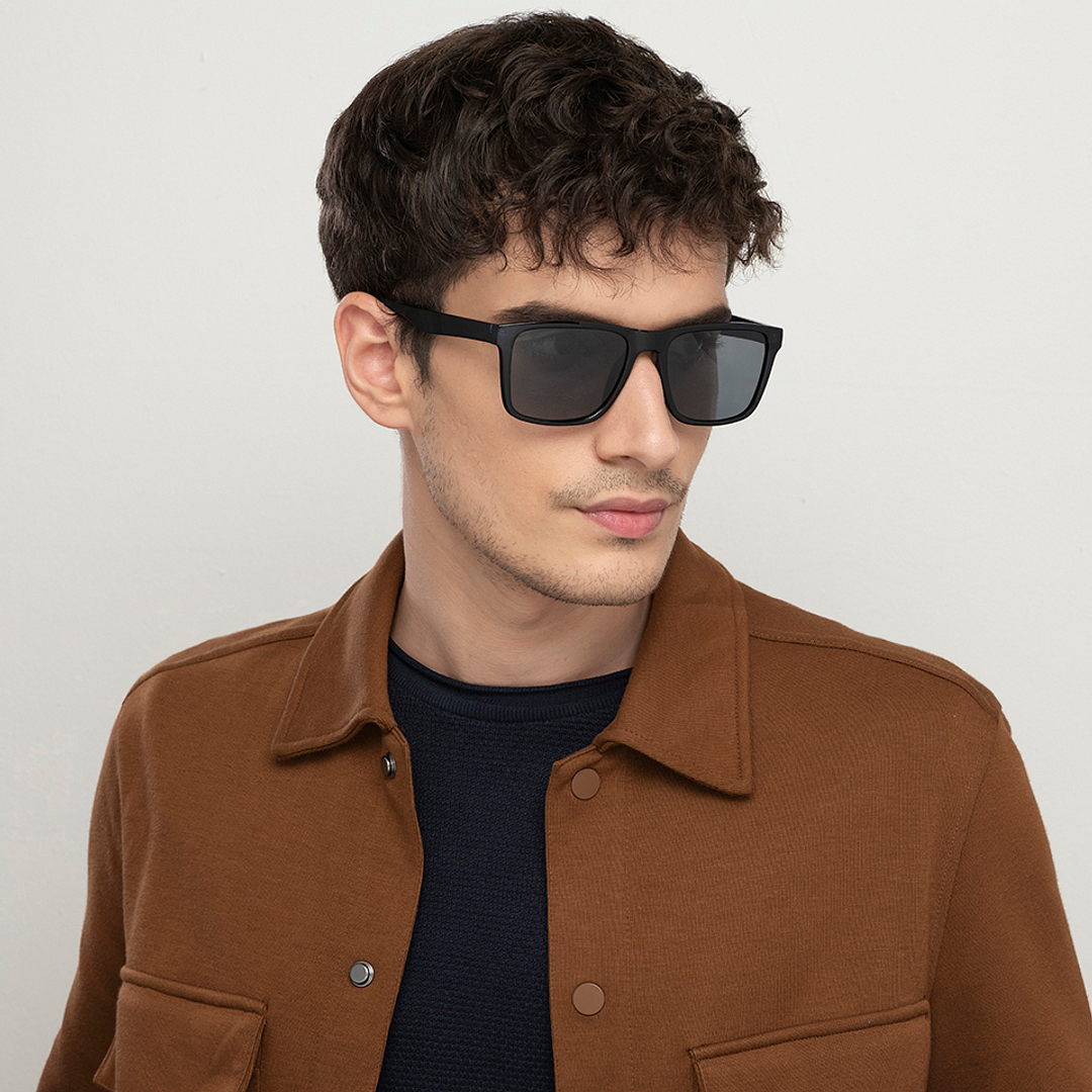 Vincent Chase Polarized Blue Full Rim Square left side