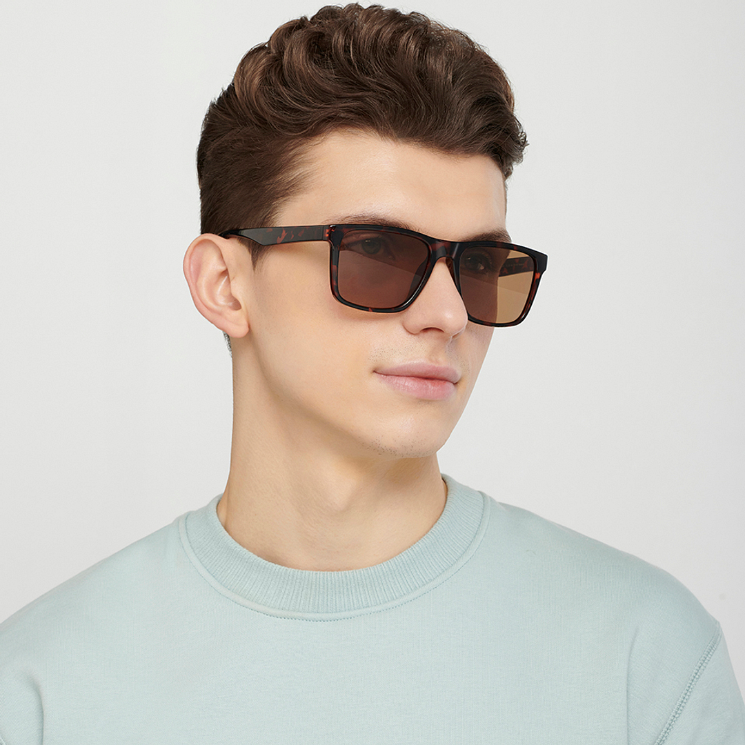 Vincent Chase Polarized Brown Full Rim Square right side