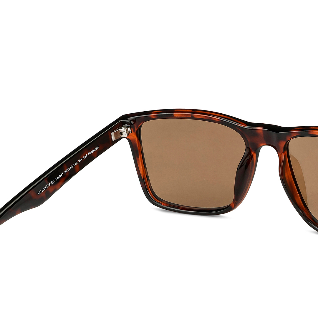 Vincent Chase Polarized Brown Full Rim Square right side