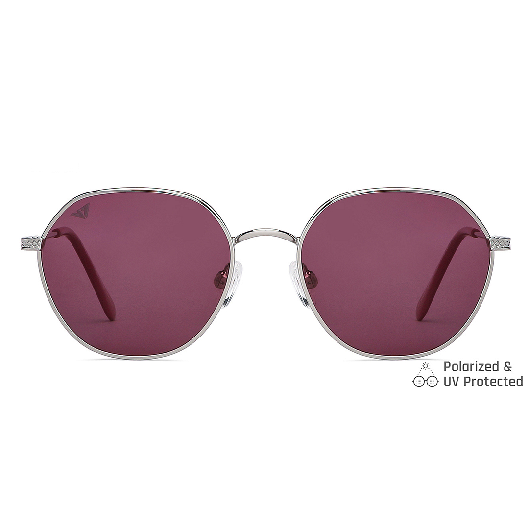 Vincent Chase Online Silver Full Rim Round left side