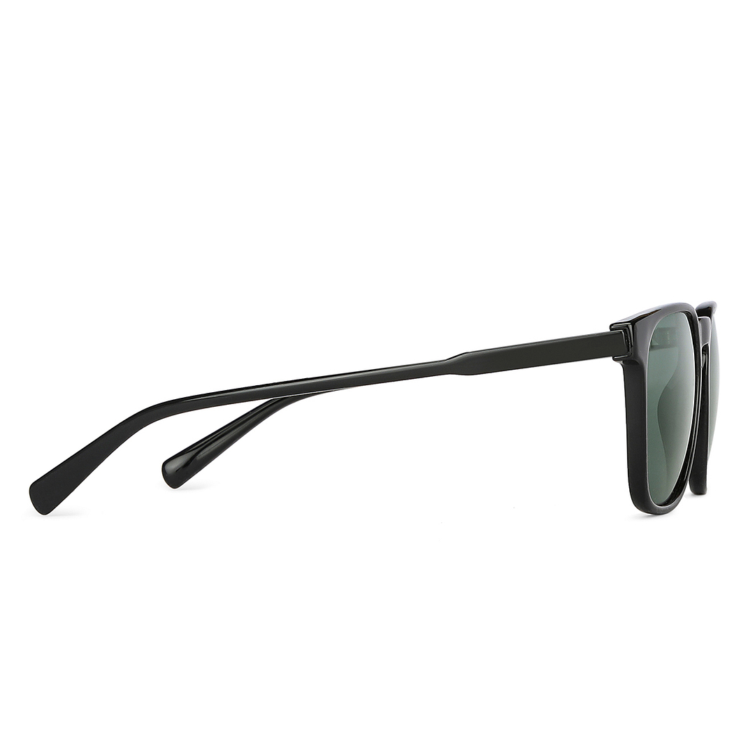 Vincent Chase Black Full Rim Square left side