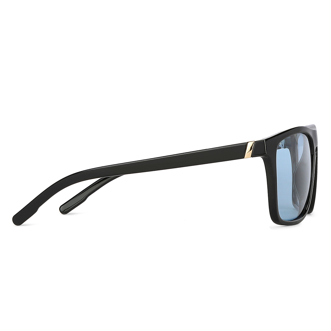 Vincent Chase Polarized Black Full Rim Square left side