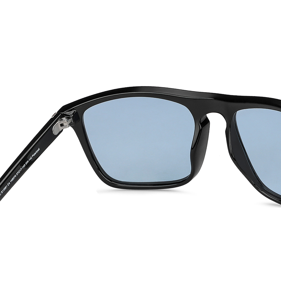 Vincent Chase Polarized Black Full Rim Square right side