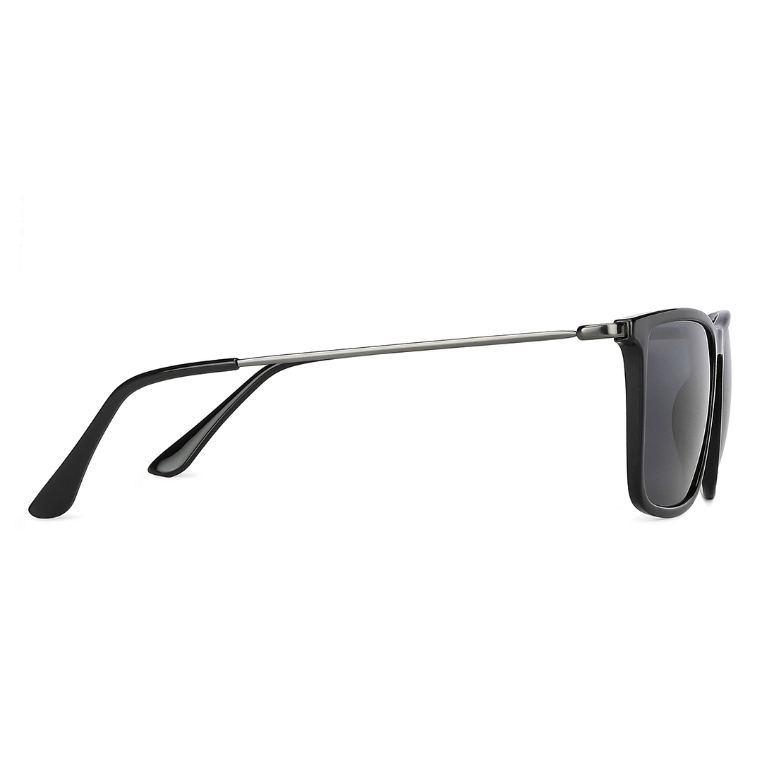 Vincent Chase Polarized Black Full Rim Rectangle left side