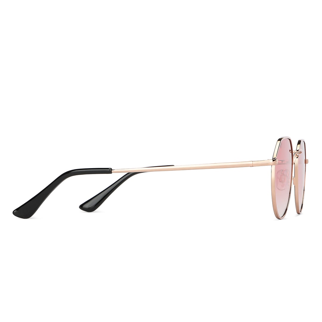 Vincent Chase Gold Full Rim Geometric left side