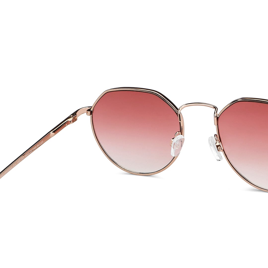 Vincent Chase Gold Full Rim Geometric right side