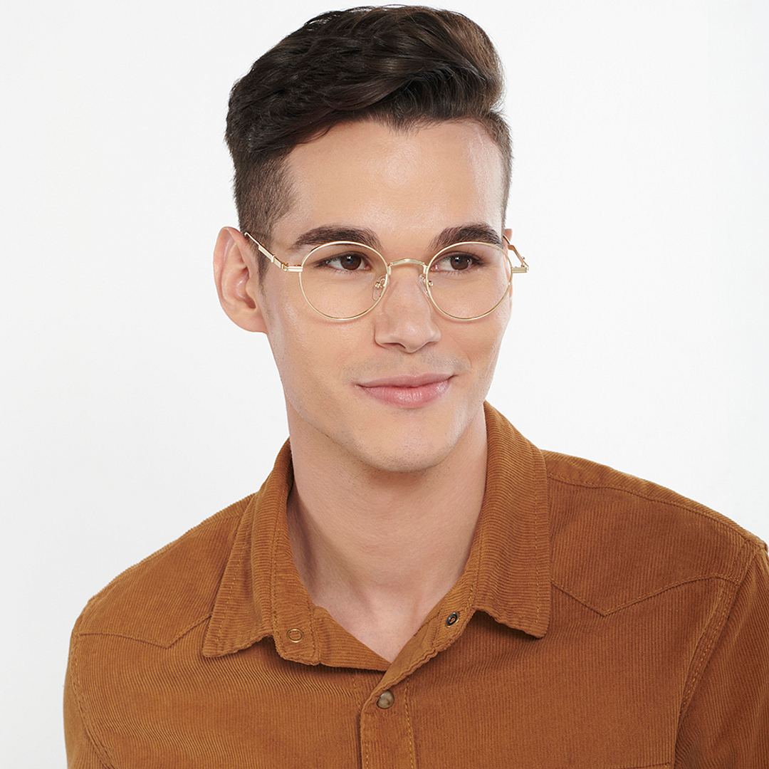 Vincent Chase Online Gold Full Rim Round right side