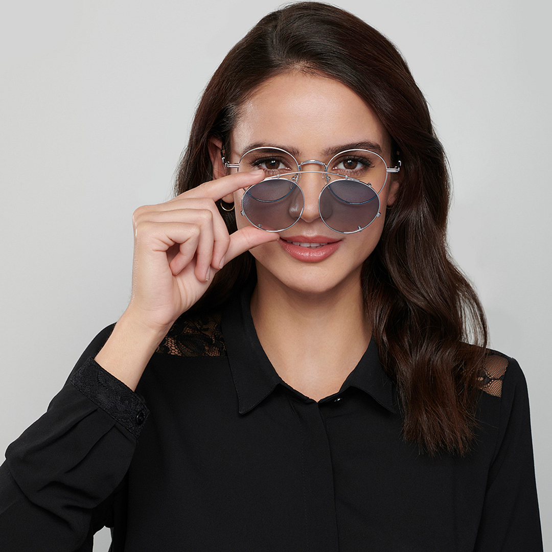 Vincent Chase Online Silver Full Rim Round right side