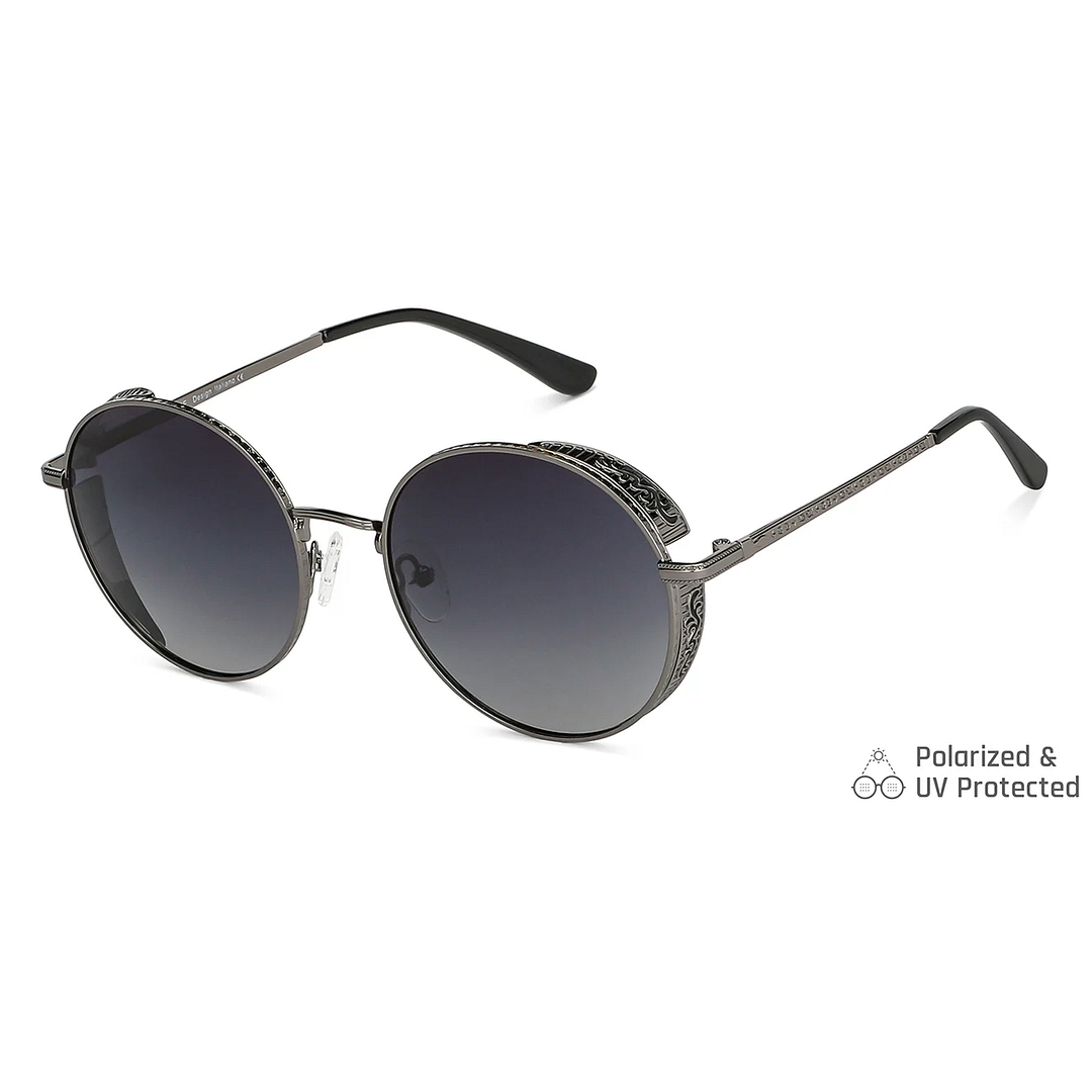 Vincent Chase Online Gunmetal Full Rim Round right side