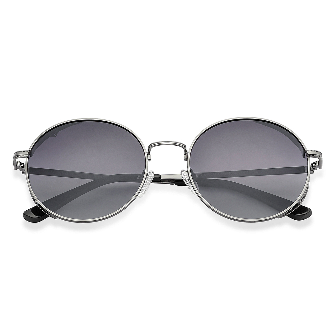 Vincent Chase Online Gunmetal Full Rim Round right side