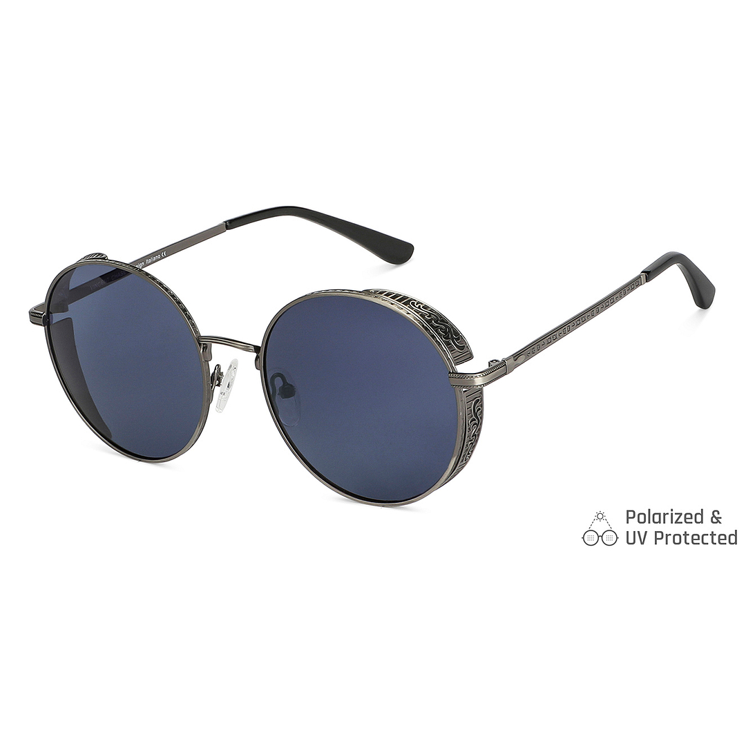 Vincent Chase Online Gunmetal Full Rim Round right side