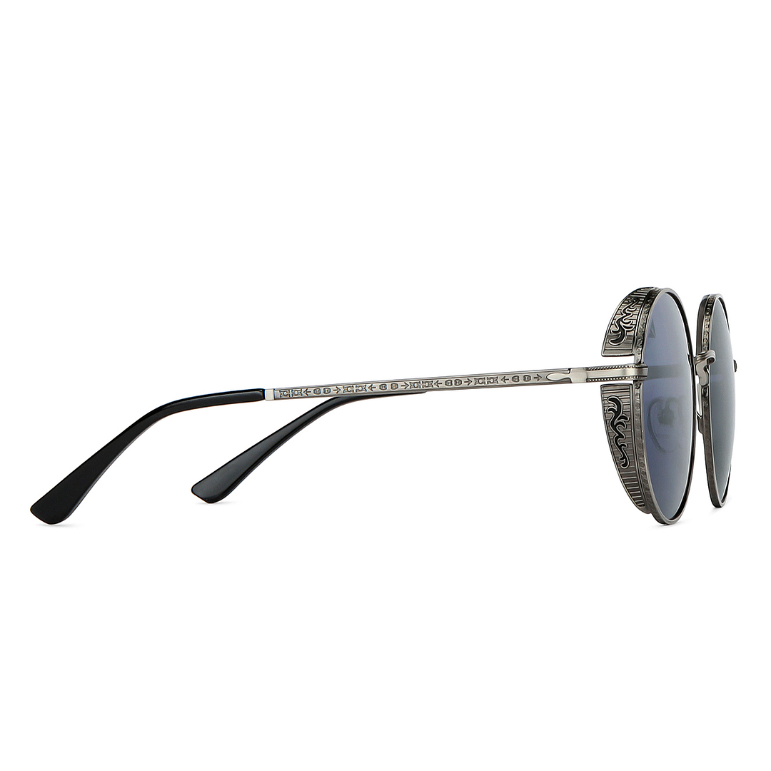 Vincent Chase Online Gunmetal Full Rim Round right side