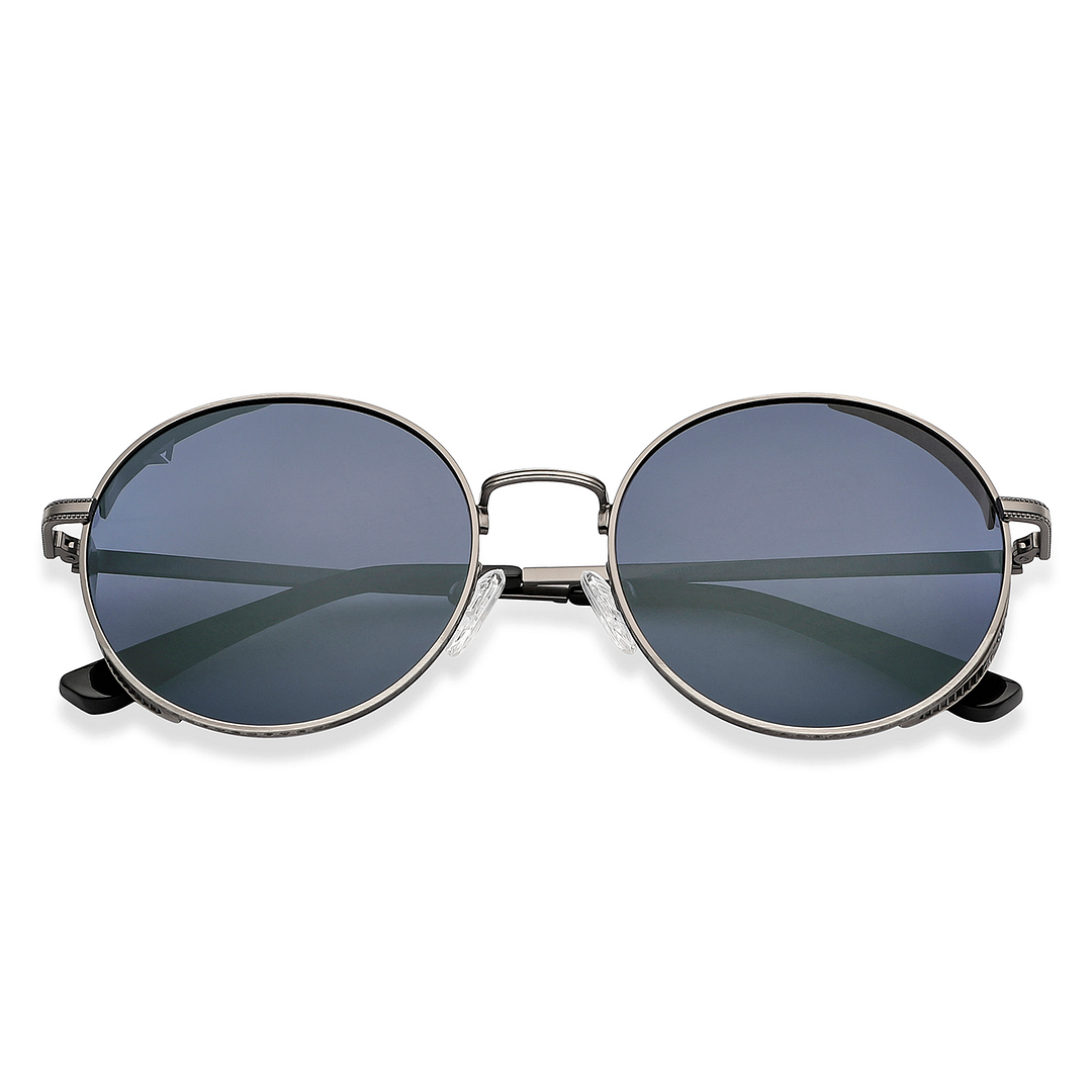 Vincent Chase Online Gunmetal Full Rim Round right side