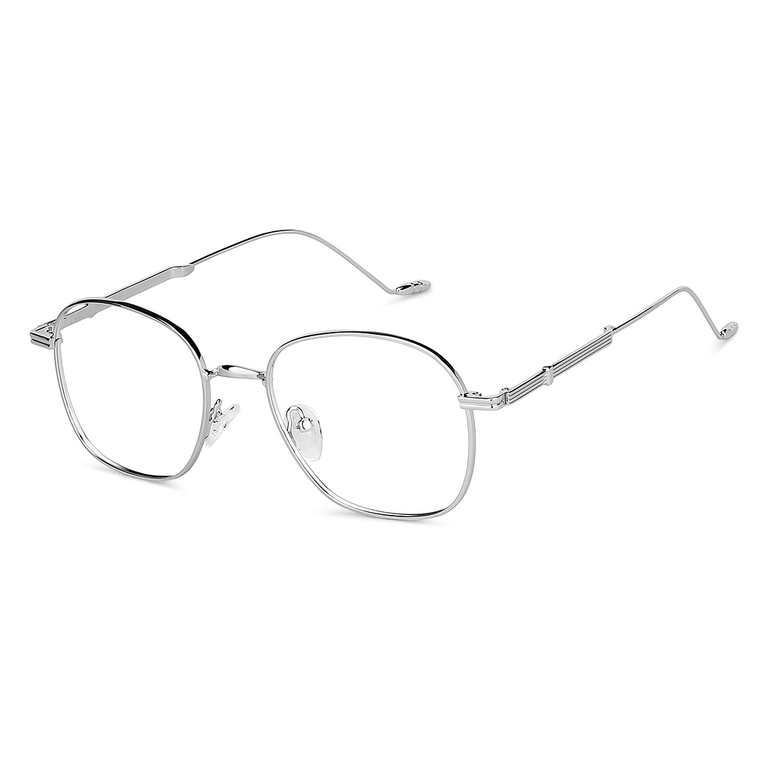 Vincent Chase Online Silver Full Rim Square left side
