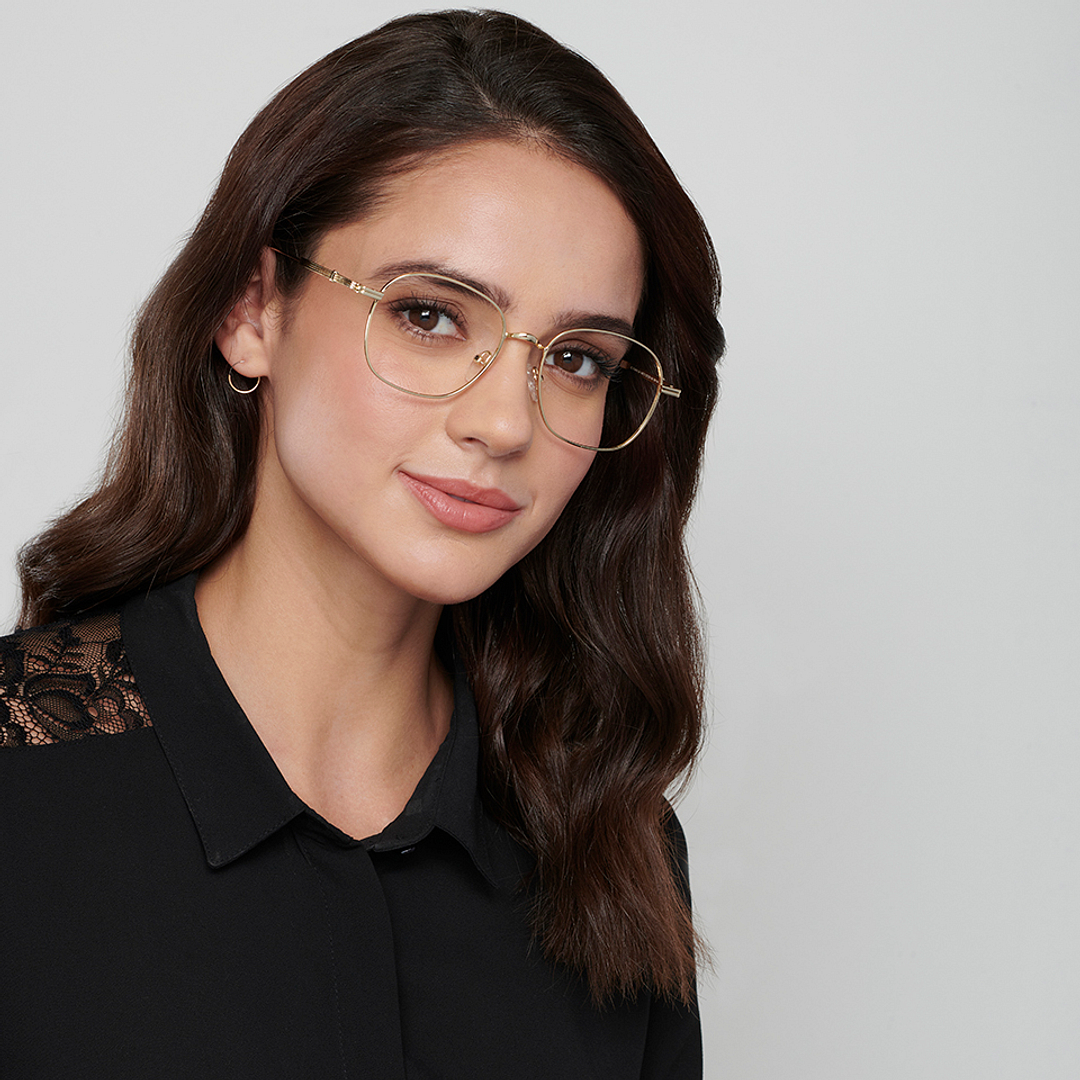 Vincent Chase Online Gold Full Rim Square left side