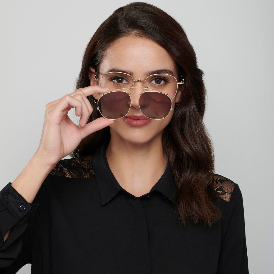 Vincent Chase Online Gold Full Rim Square right side