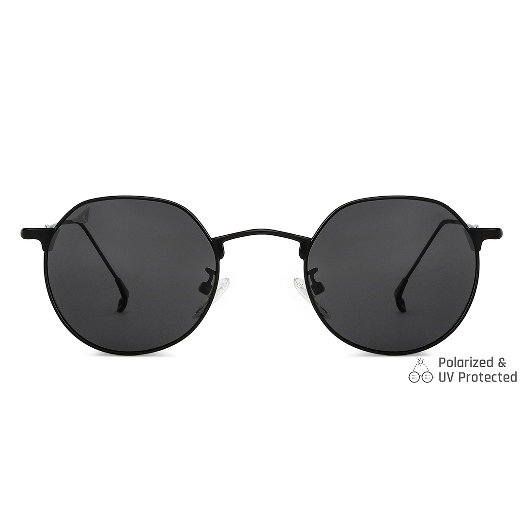 Vincent Chase Online Black Full Rim Round left side