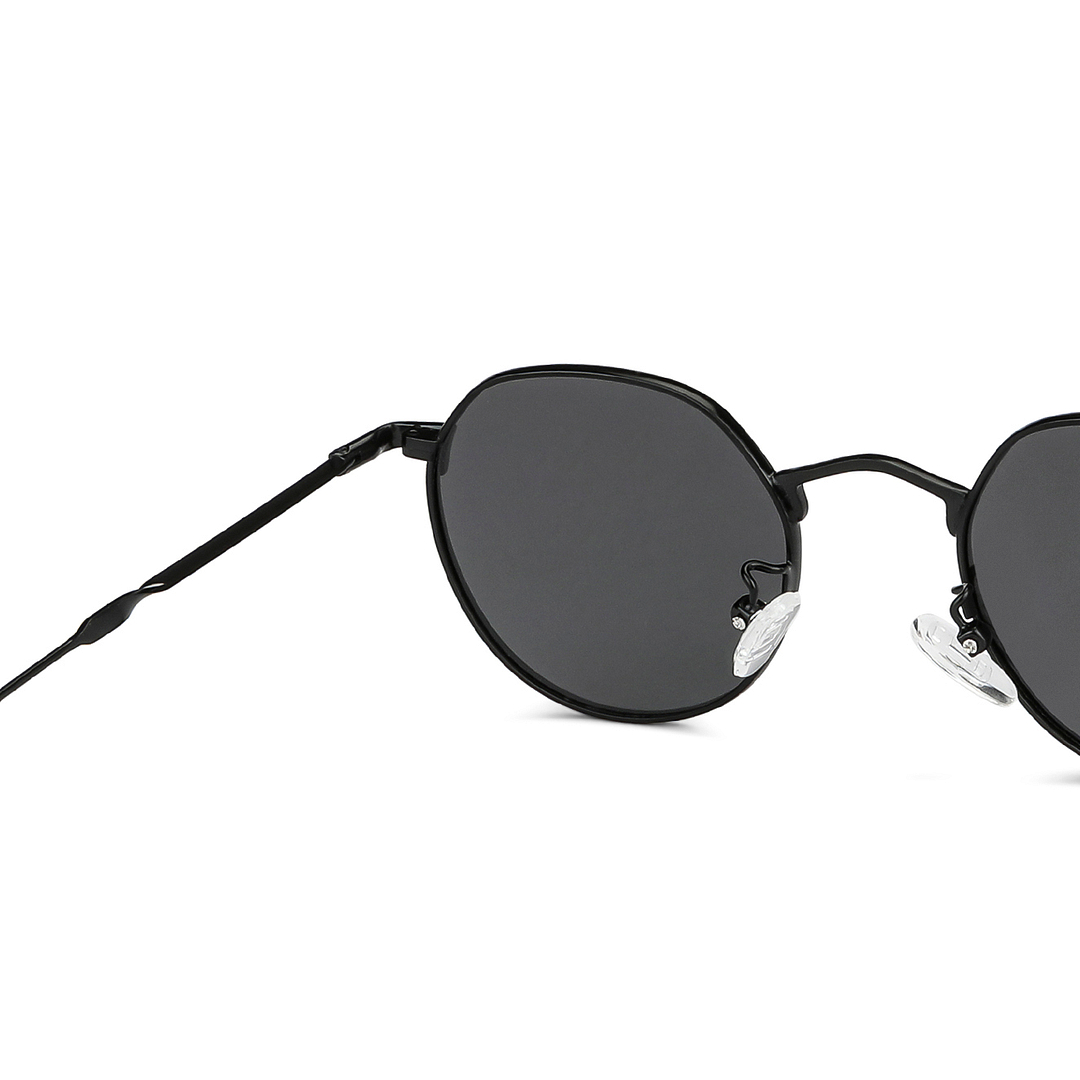 Vincent Chase Online Black Full Rim Round left side