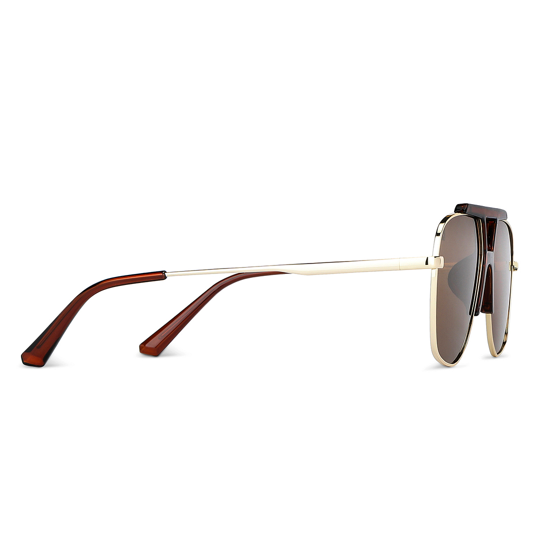 Vincent Chase Online Gold Full Rim Aviator right side