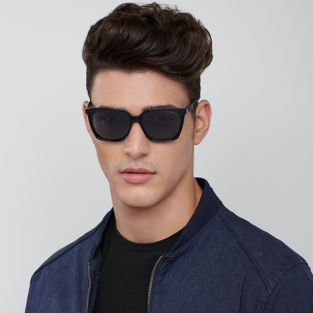 Vincent Chase Polarized Black Full Rim Square right side