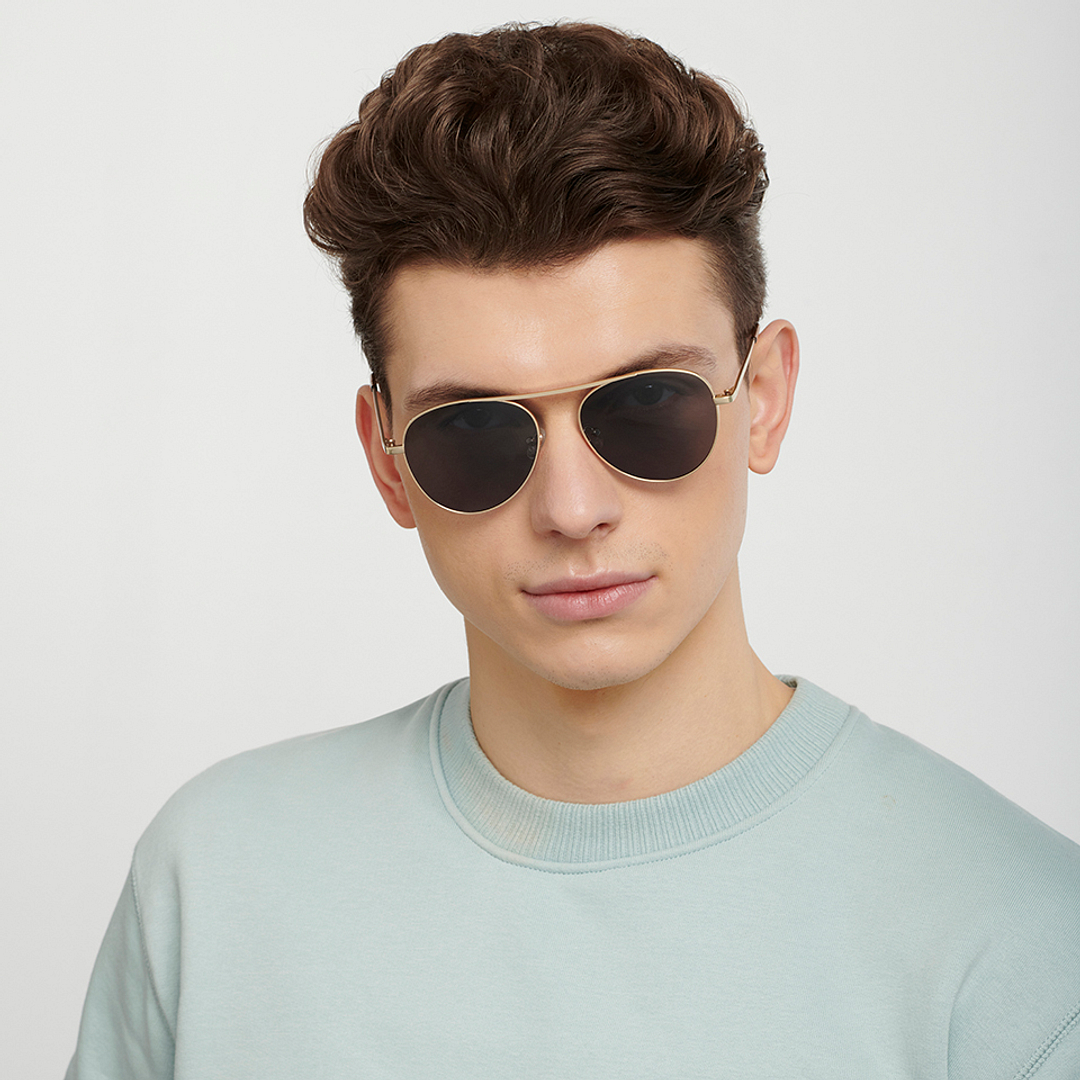 Vincent Chase Online Gold Full Rim Aviator right side